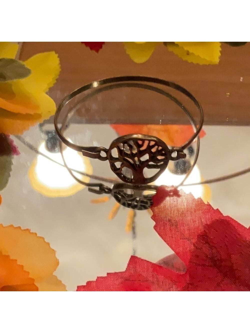 Vintage Brass Tree of Life Bracelet